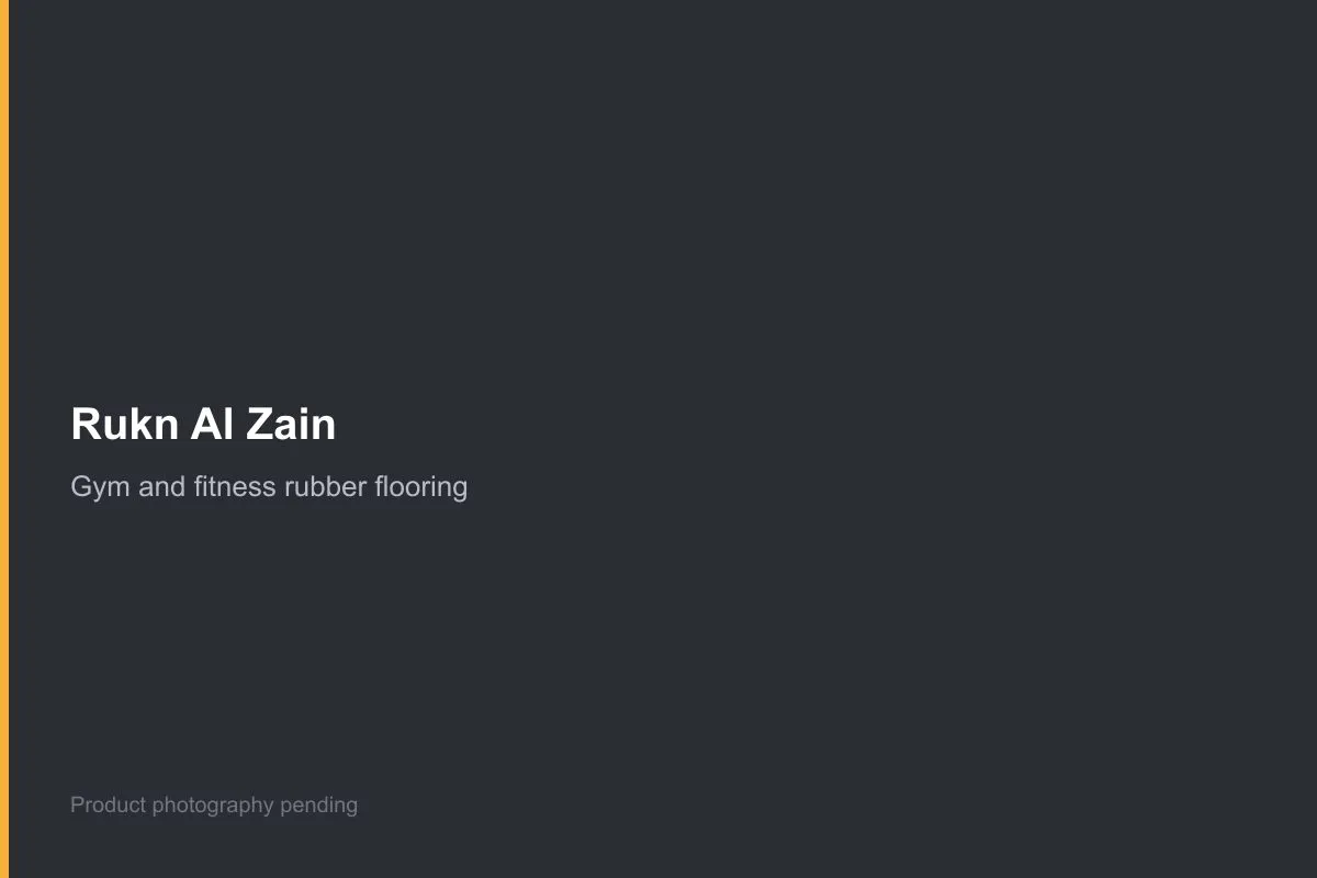 Zain Extreme heavy-duty rubber gym tiles in a weightlifting drop zone